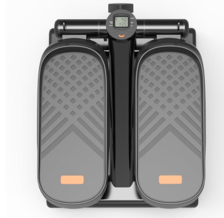 Nedladdningar av CD-skärm Hemmakontorsträning Mini-stepmaskin med kapacitet på 330 pund, motståndsband och LCD-skärm