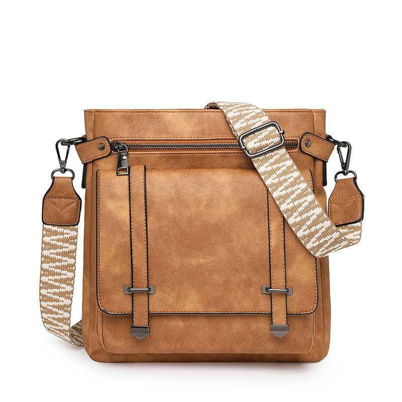 Damväska med axelväska och stor kapacitet, flera fickor