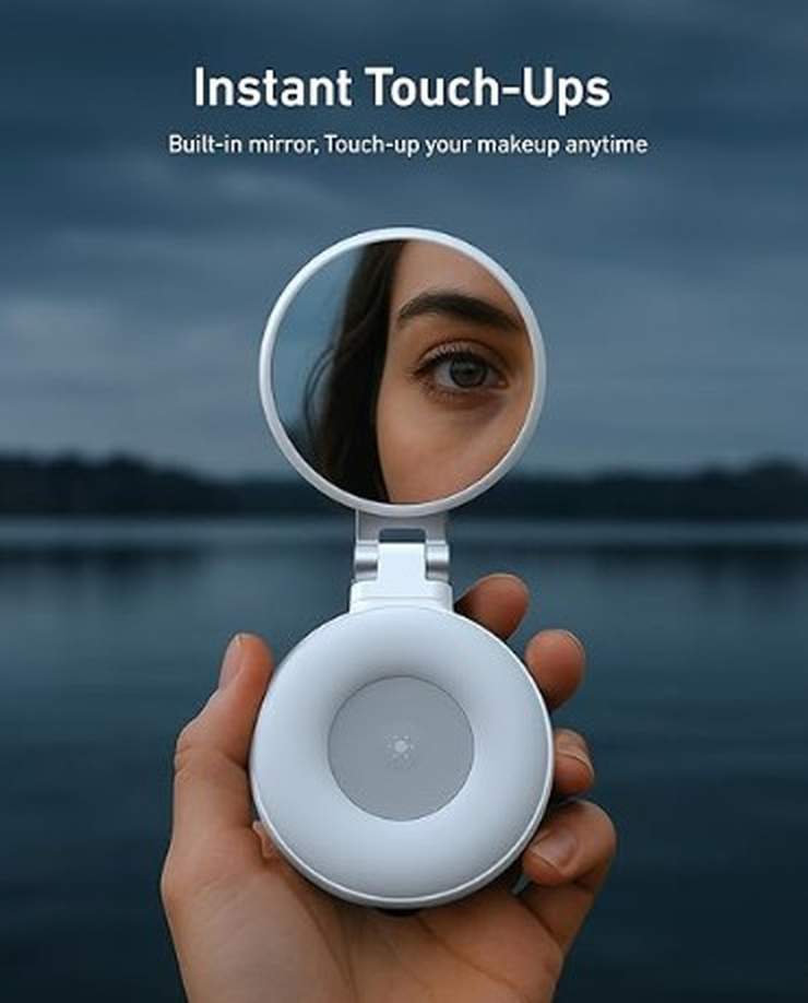 TELESIN - Magnetisk selfie-ringlampa