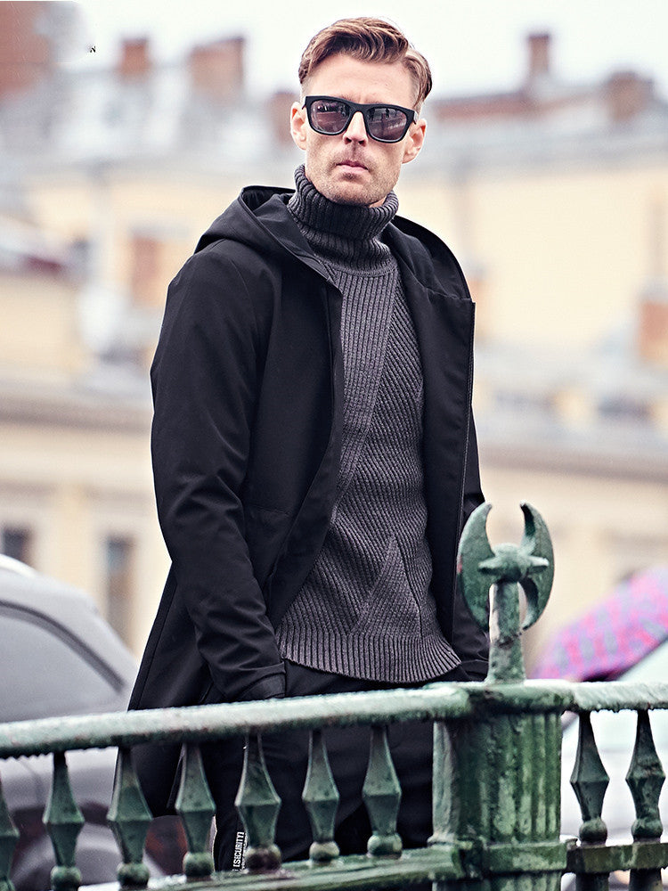 Herrjacka Mellanlång Casual Herr Vindjacka