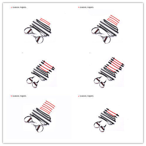 Body Workout Trainerstång med motståndsband Gummispännen