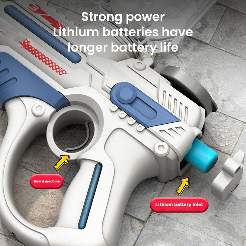 Sommarvattenpistol Högteknologisk automatisk vattenblötläggningspistol Stor kapacitet Barn Vuxen Sommarpool Strand Utomhusleksak