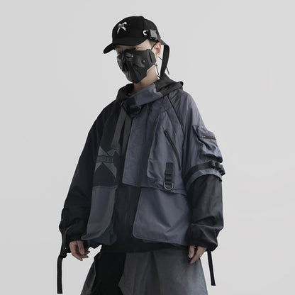 Arbetsjacka med huva