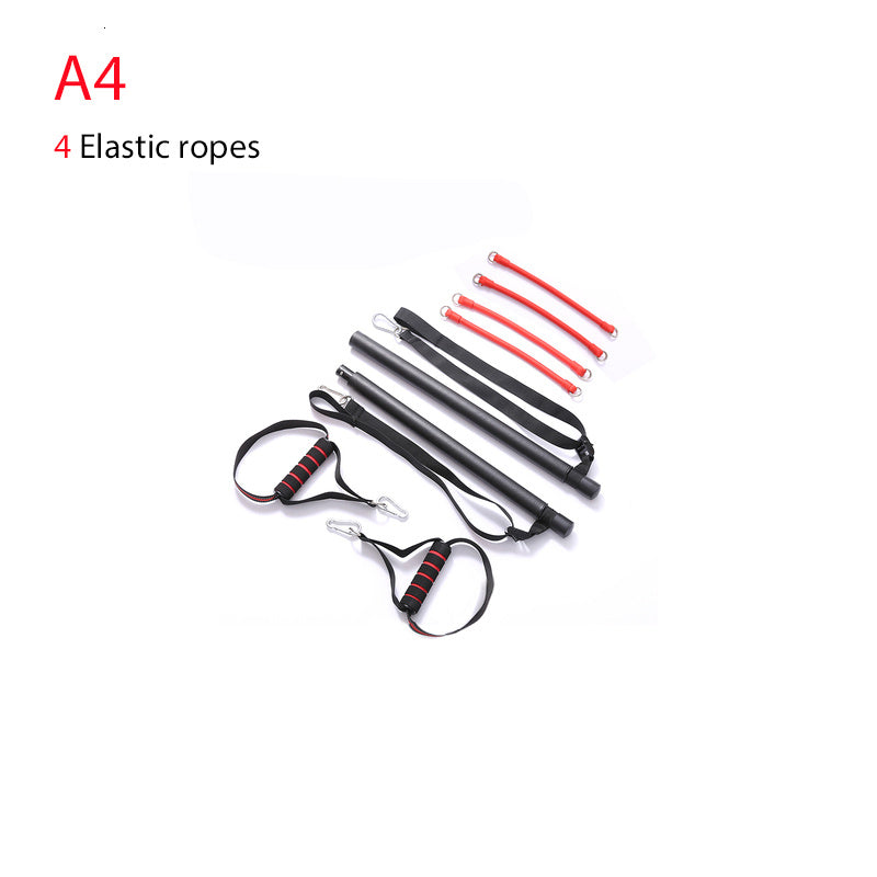 Body Workout Trainerstång med motståndsband Gummispännen