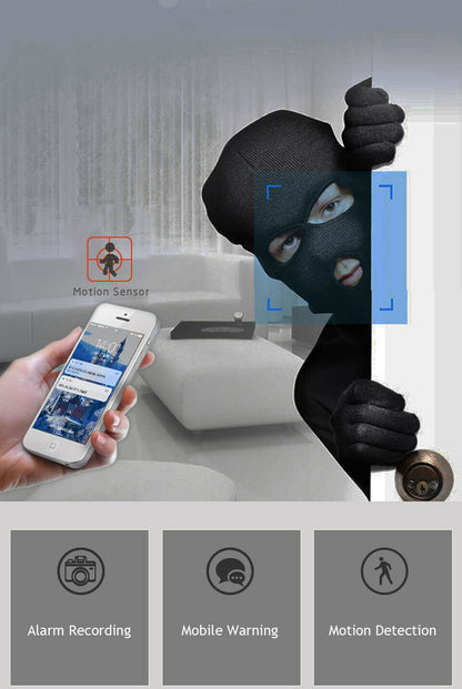Trådlös WiFi CCTV IP-kamera hemövervakningsmonitor