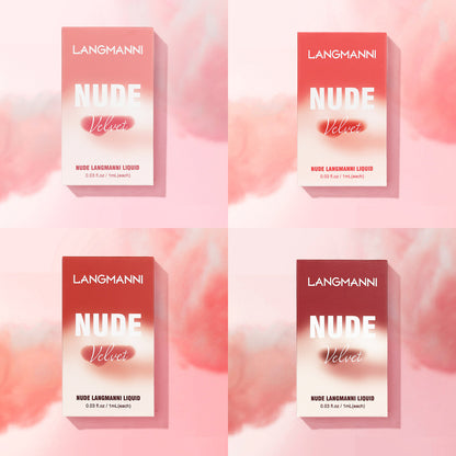 16-pack läppglansset matt matt sammet, fyra förpackningar