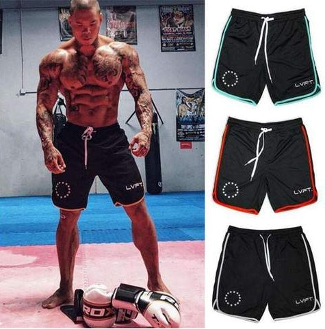 Muscle Fitness Dog Brothers Sportshorts Herr Snabbtorkande Andningsbara Byxor Sommar Löparshorts