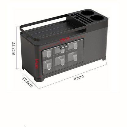 Multifunktionell förvaringslåda för kökshylla