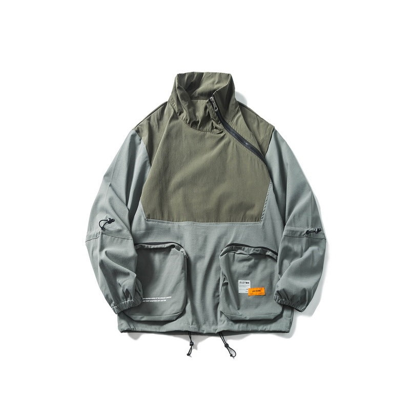 Kinesisk mode lös lastjacka herr