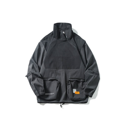 Kinesisk mode lös lastjacka herr