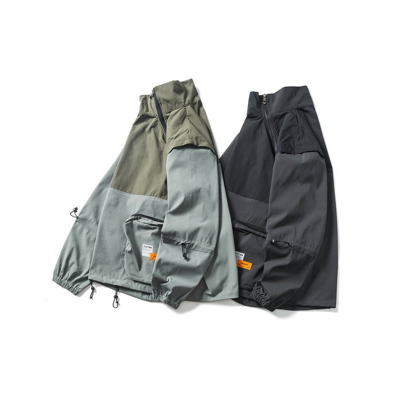 Kinesisk mode lös lastjacka herr