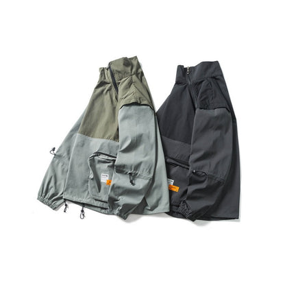 Kinesisk mode lös lastjacka herr