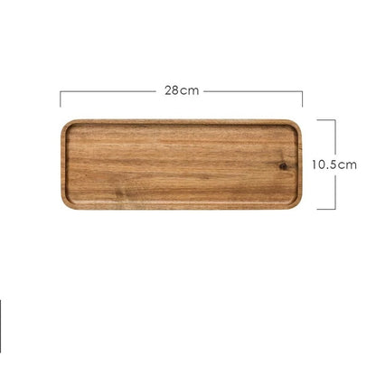 Frukosttallrik, Fruktfat, Trätallrik för västerländsk mat