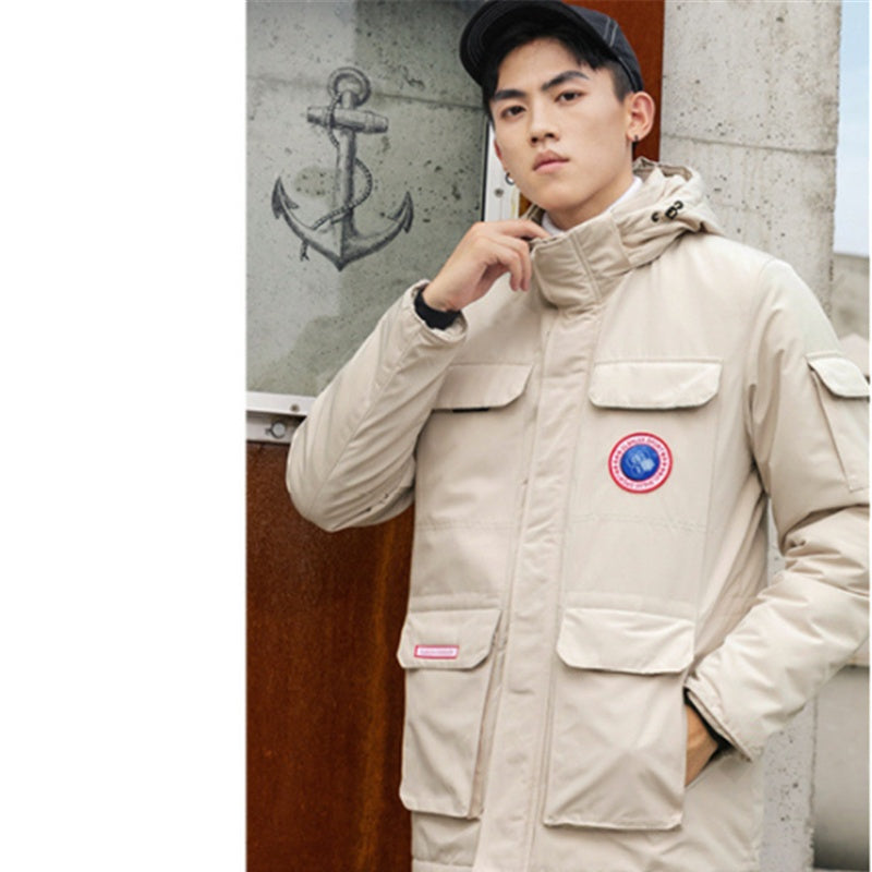 Smart värmejacka Herr elektrisk bomullsvadderad jacka