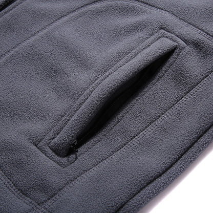 Trendig avslappnad fleeceväst för män