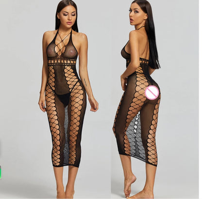 Sexiga underkläder Erotiska heta kvinnor Bodystocking Bodysuits Grenstrumpbyxor Transparenta kroppsstrumpor Sexkläder Mesh Underkläder