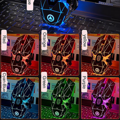 Silver Eagle A7 Silent Silent Uppladdningsbar Trådlös Mus Datortillbehör