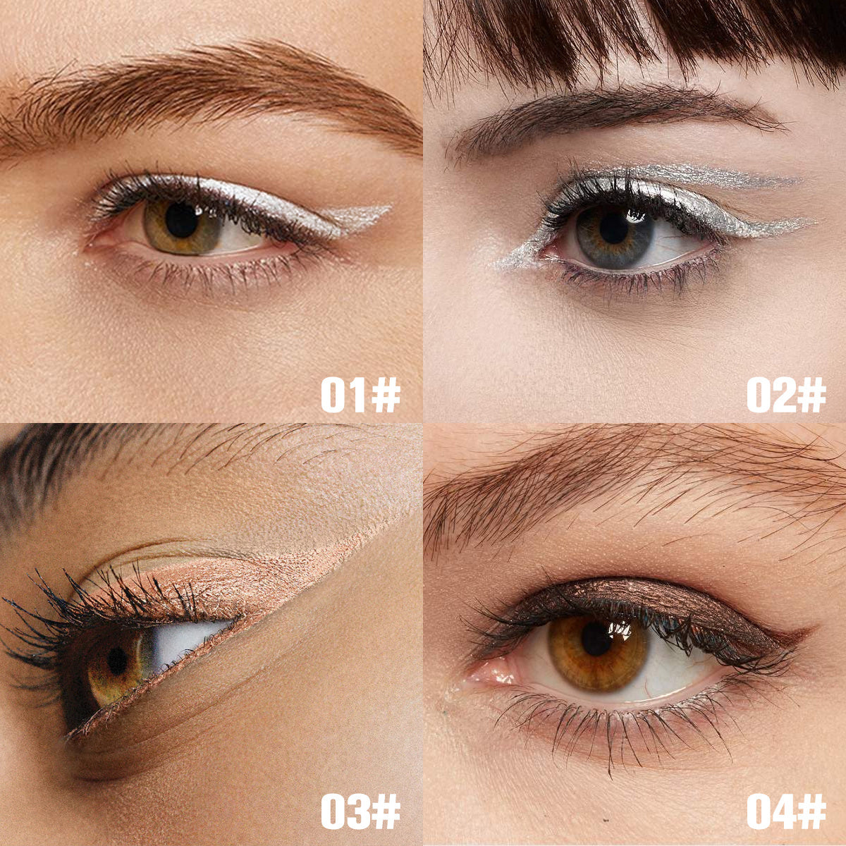 PHOFAY Vattentät Färgglad Eyeliner Set