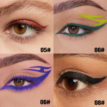 PHOFAY Vattentät Färgglad Eyeliner Set