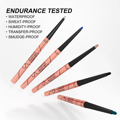 PHOFAY Vattentät Färgglad Eyeliner Set