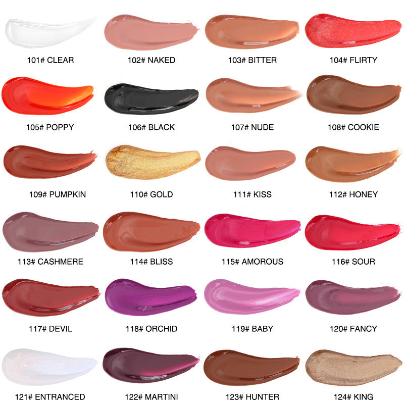 Solid Jelly Lipstick Kristall Läppbalsam Vattenvåg Spegel Läppglans Långvarig Återfuktande Läppglaze Läppvård Smink