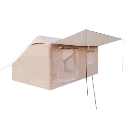 Uppblåsbara bomullstält för utomhuscamping, snabbt öppna och gratis att bygga