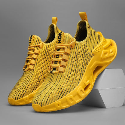 Plus Size Andningsbar Mesh Yta Populära Fritidssporter Löparskor Herrskor