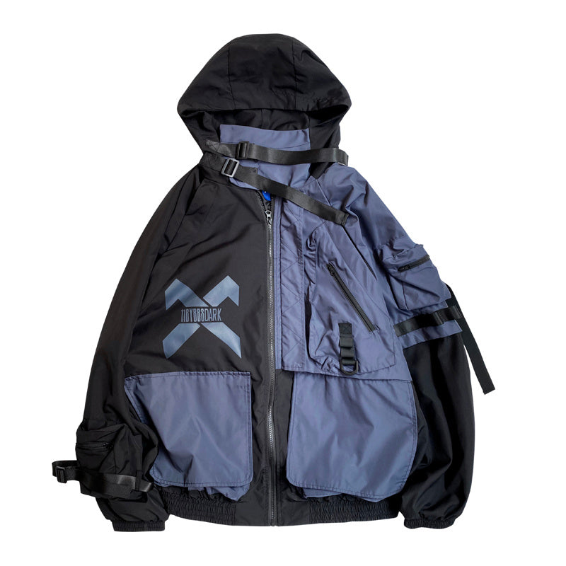 Arbetsjacka med huva