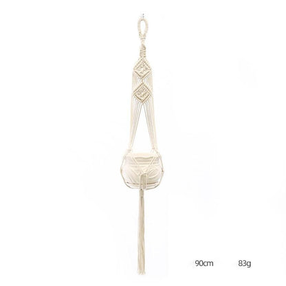 Anpassad handstickad hängande blomkrukasäck