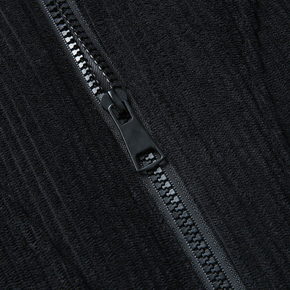 Plus Size Corduroy Tjockad Kappa Överviktig Herrjacka