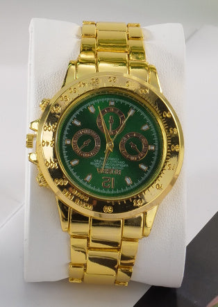 Herrklocka med kvartsband i stål