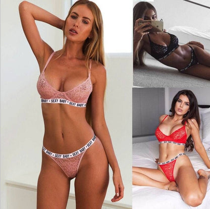 Spetsbandage spets sexiga underkläder