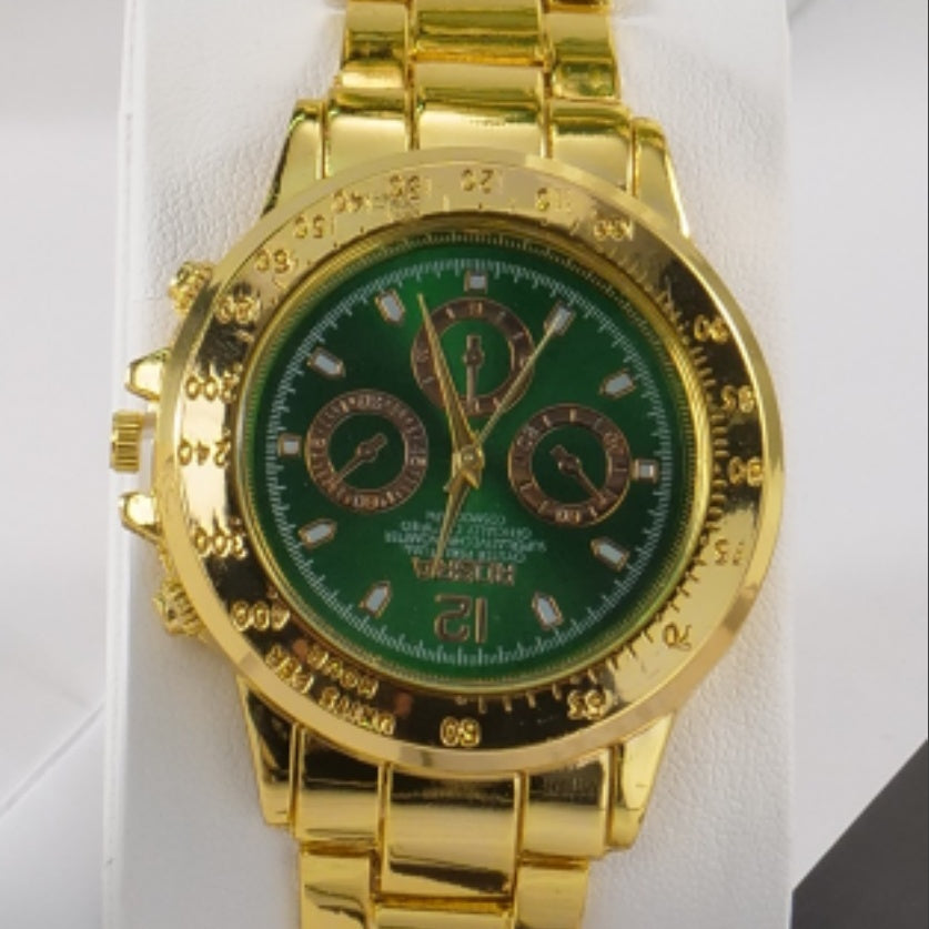 Herrklocka med kvartsband i stål