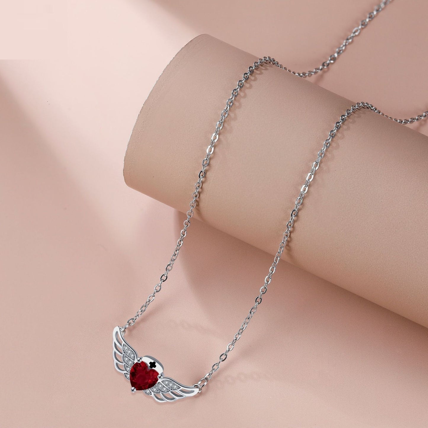 Änglavingar Inlagda Smycken Mode Romantiskt Halsband