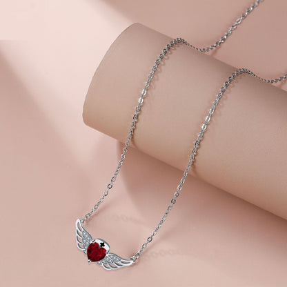 Änglavingar Inlagda Smycken Mode Romantiskt Halsband