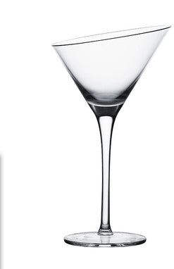 Kreativt cocktailglas i glas