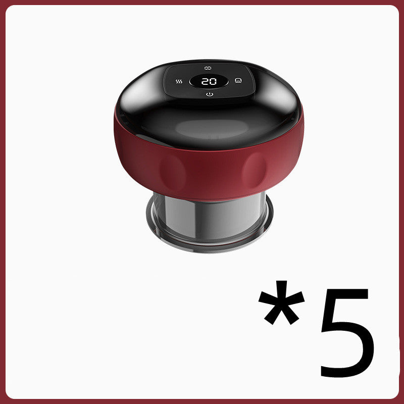 Elektrisk vakuumkoppning massagekroppskoppar anti-celluliter terapimassageapparat för kropp elektrisk guasha skrapning fettförbränning bantning