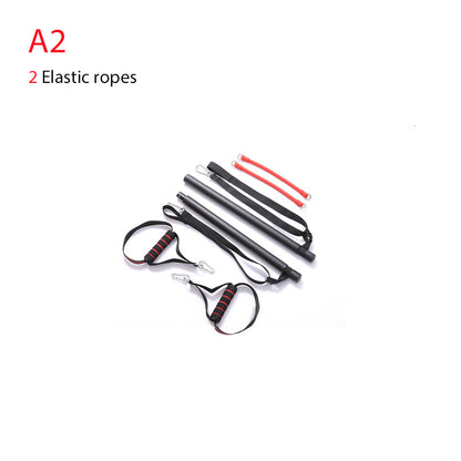 Body Workout Trainerstång med motståndsband Gummispännen