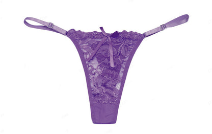 Låg midja spetsunderkläder för kvinnor