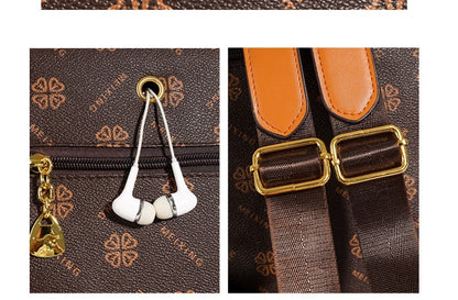 Lätt lyxig ryggsäck för kvinnor, högkvalitativ och mångsidig