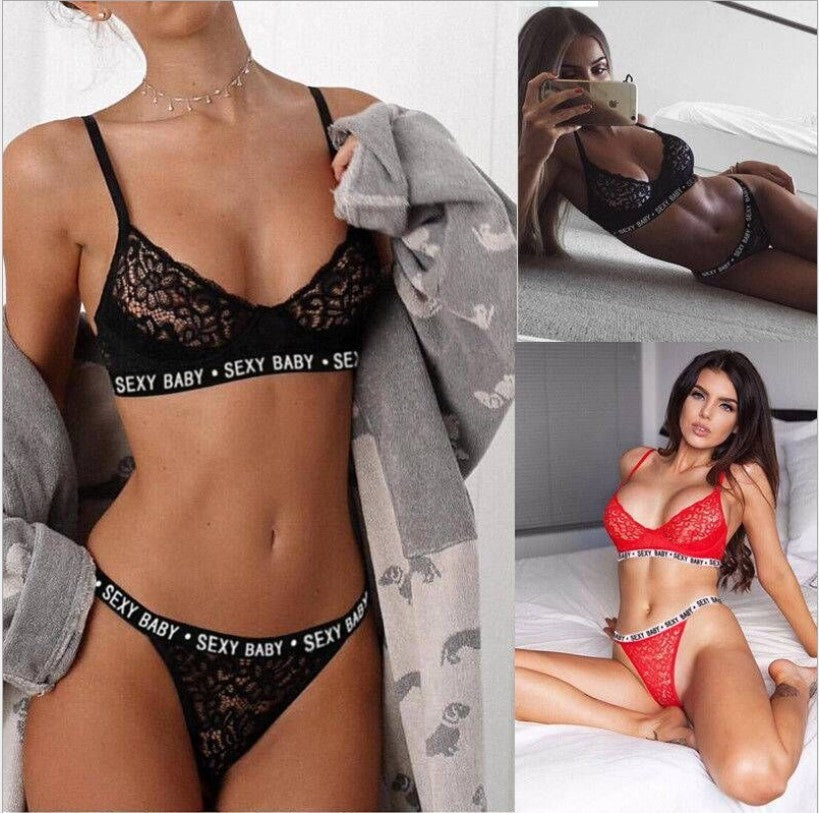 Spetsbandage spets sexiga underkläder