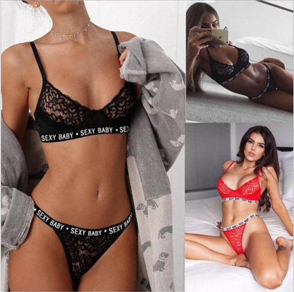 Spetsbandage spets sexiga underkläder