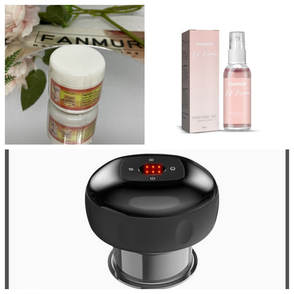 Elektrisk vakuumkoppning massagekroppskoppar anti-celluliter terapimassageapparat för kropp elektrisk guasha skrapning fettförbränning bantning