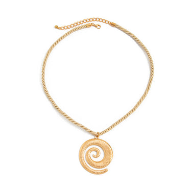 Hip Hop Ins Metall Conch Kors Halsband