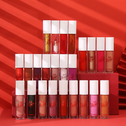 Solid Jelly Lipstick Kristall Läppbalsam Vattenvåg Spegel Läppglans Långvarig Återfuktande Läppglaze Läppvård Smink