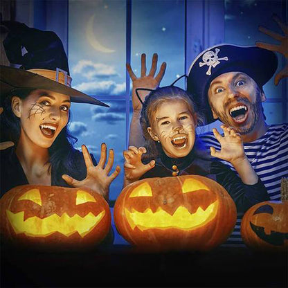 Halloween Cosplay Infällbara Vampyrtänder