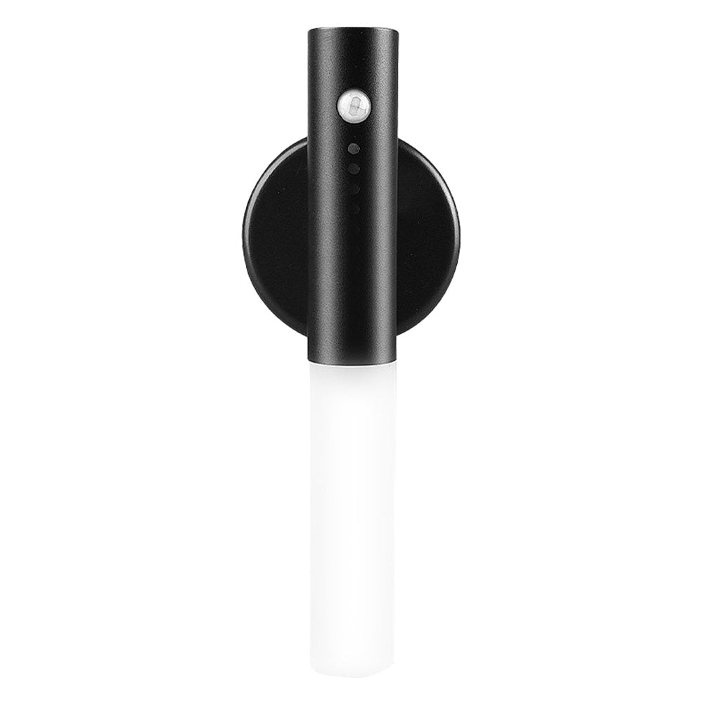 Auto LED USB Magnetisk Trä Trådlös Nattlampa Korridorer Veranda Ljus PIR Rörelsesensor Vägglampa Skåplampa