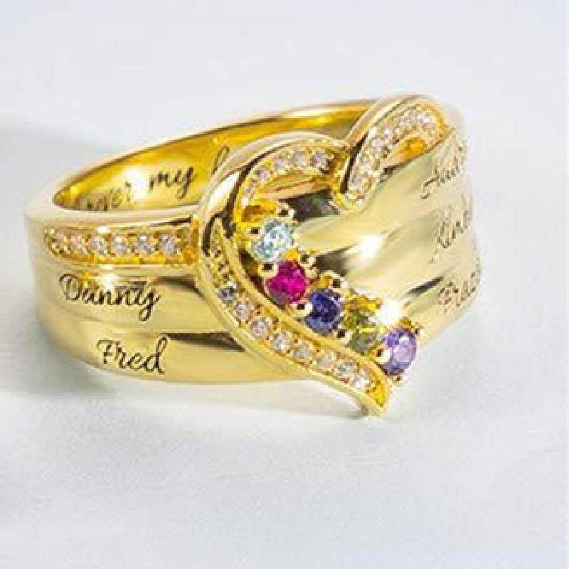 Modern och individuell födelsedagsstensring för kvinnor