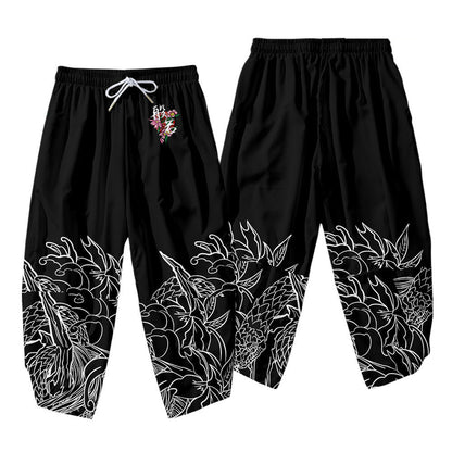 Handmålad herrkardigan