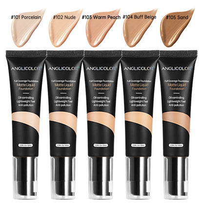 Flawless Finish Foundation, Förbättrar ojämn hudton, Lätt, Medium Täckning & Semi-Matt, Vegansk & Cruelty-Free